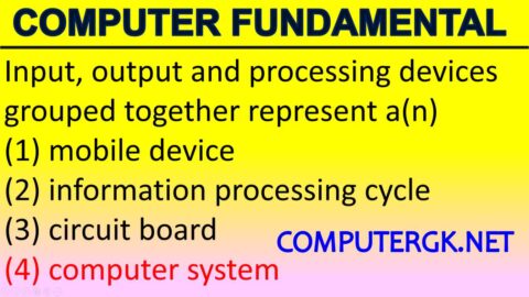 Fundamentals of Computer PDF || Computer Notes PDF